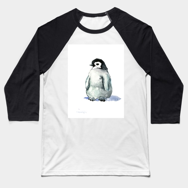 Baby Penguin Baseball T-Shirt by surenart